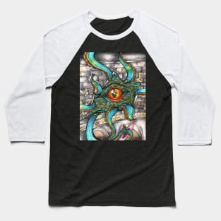 Space Octopus Baseball T-Shirt